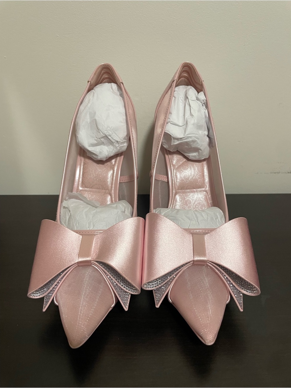 Aldo Wicked Collection Pink Bow Pumps